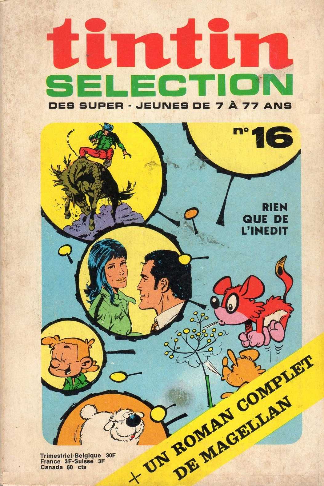 Scan de la Couverture Tintin Slection n 16